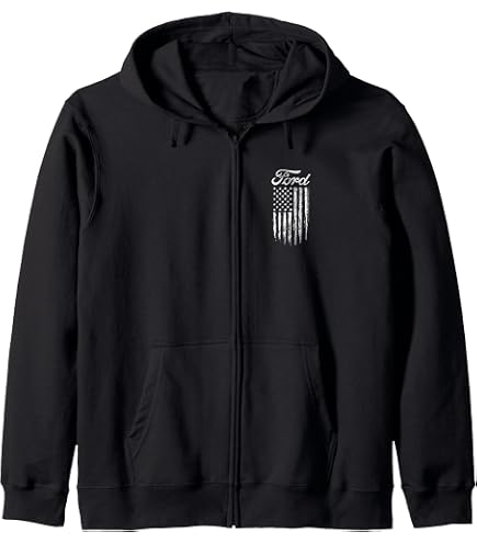 Amazon.com: Ford Full Zip Built Ford Tough (Front & Back) Full Zip